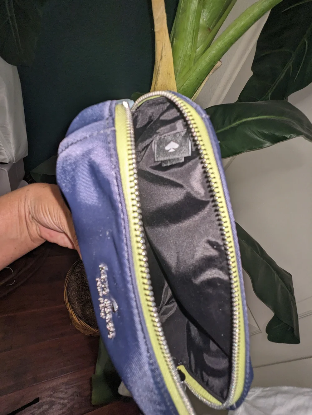 Kate ♠️ Spade Chelsea Colorblock New York Navy Medium Cosmetic Pouch